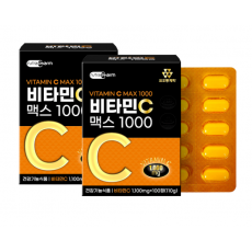 코오롱제약 비타민C 맥스1000 [1,100mg*100정(110g) /100일분]