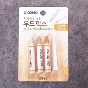 우드픽스 가구흠집 우드필러 보수용품 중간색 오공 생활용품
