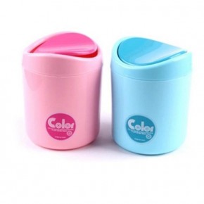 M원형 스윙 휴지통 소 미니휴지통 쓰레기통 자동차휴지통 미니쓰레기통 생활용품 생활용품